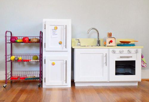 Homemade Play Kitchen