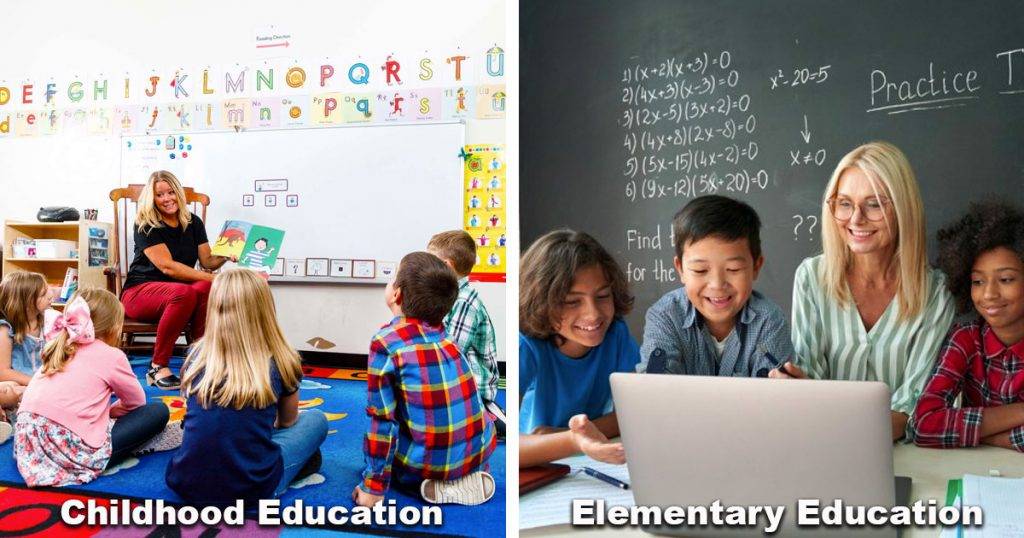 Early Childhood Education vs Elementary Education - The Analogy