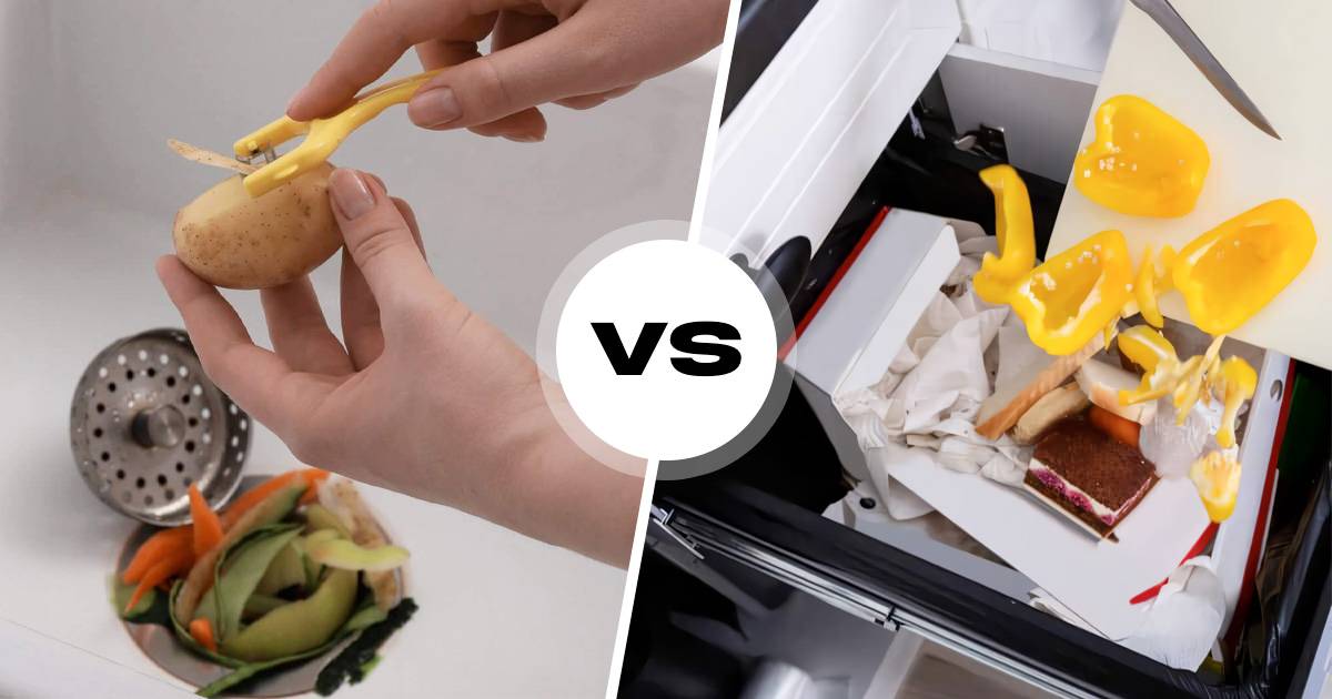 garbage disposal vs composting