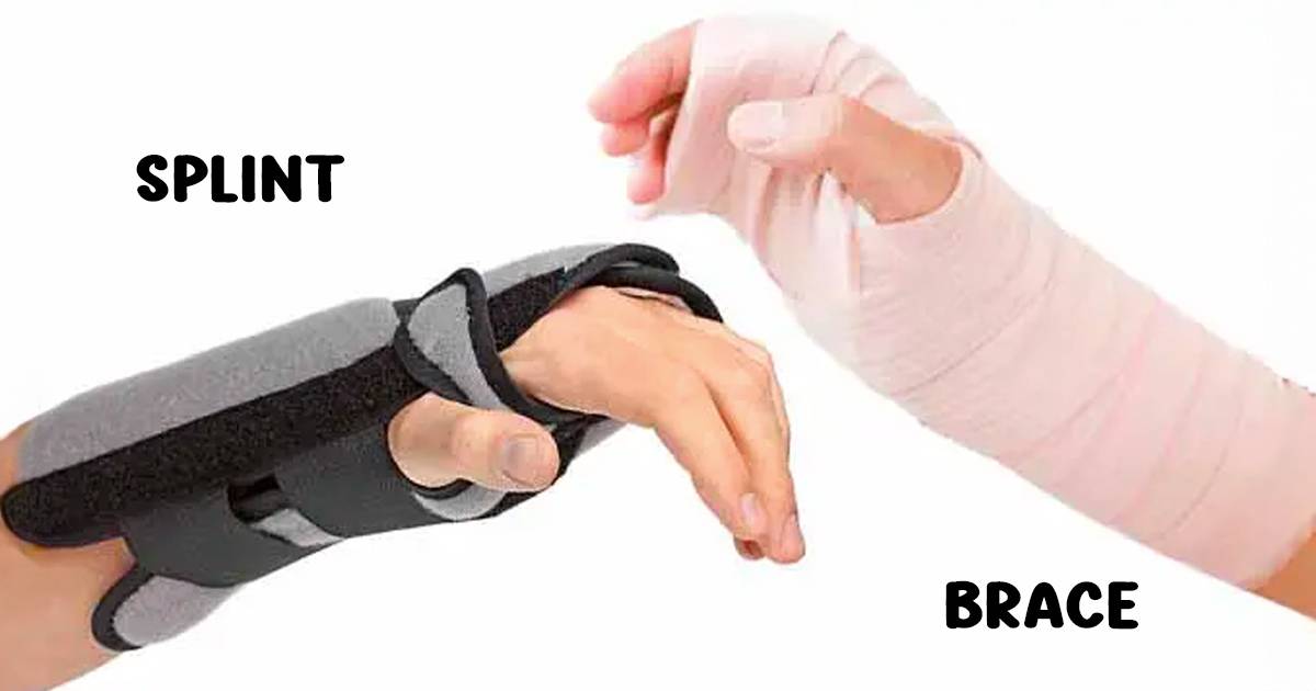 splint vs brace