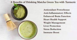 matcha green tea with turmeric benefits