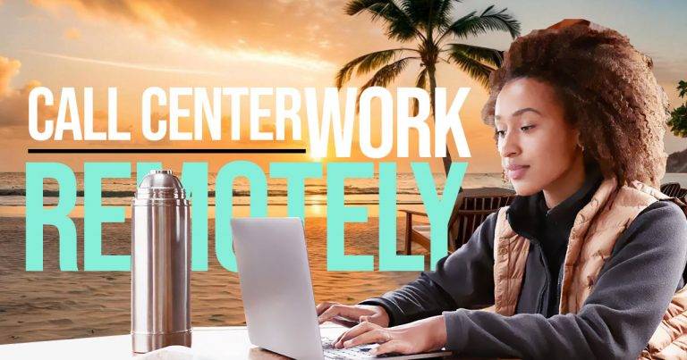 how to work for a call center from home