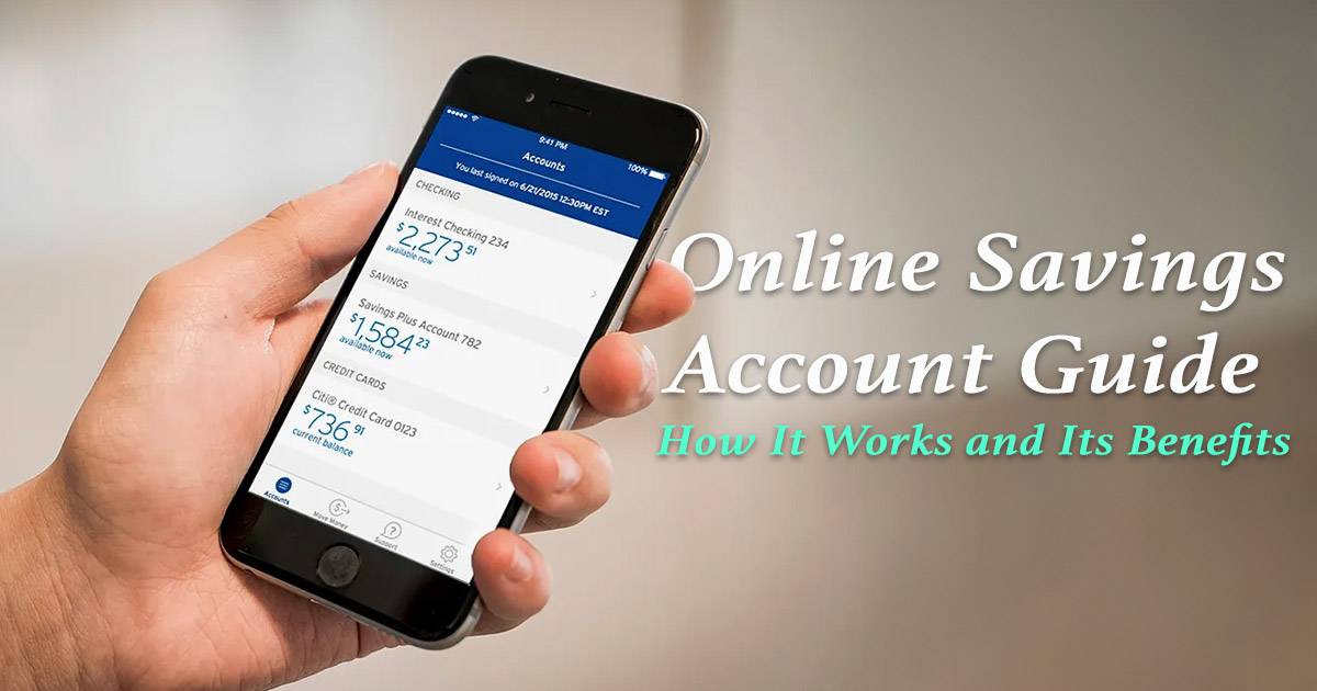 how does an online savings account work