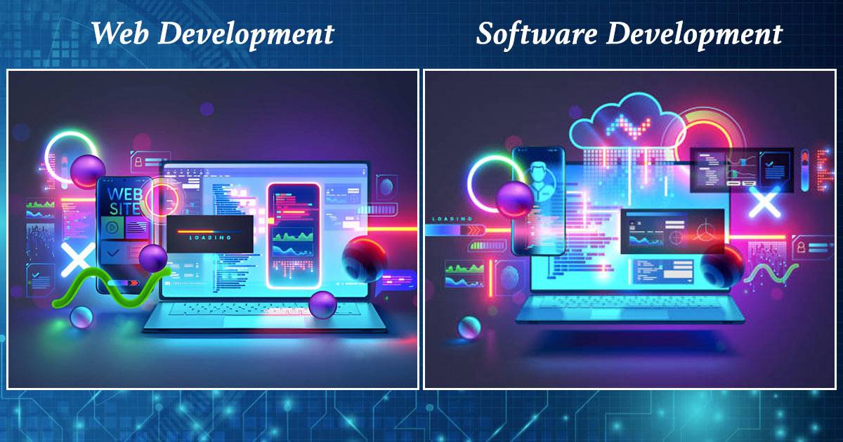 web development vs software development