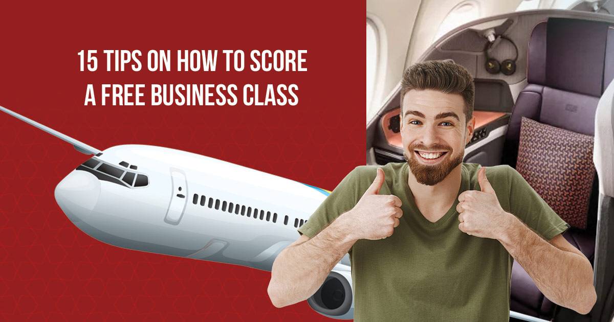 how to get a free business class upgrade