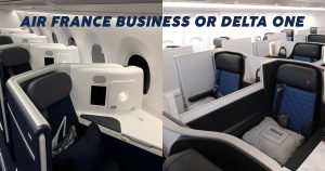 Air France business class vs delta one